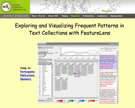 University of Maryland HCI Group: FeatureLens