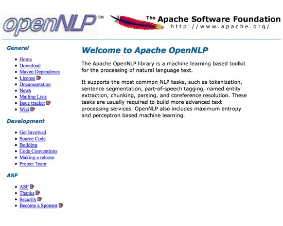 Apache Open NLP