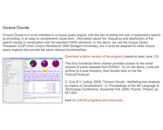 EURAC: Corpus Clouds