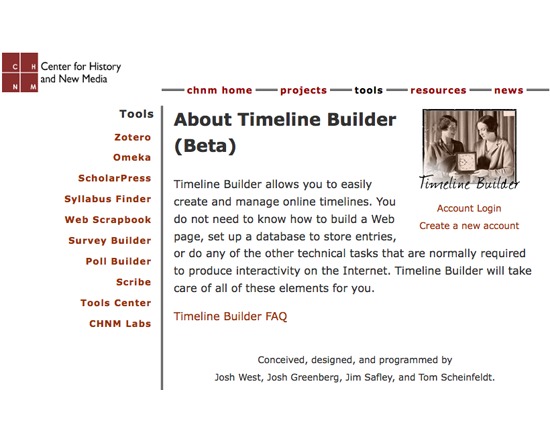 CHNM: Timeline Builder (Beta)