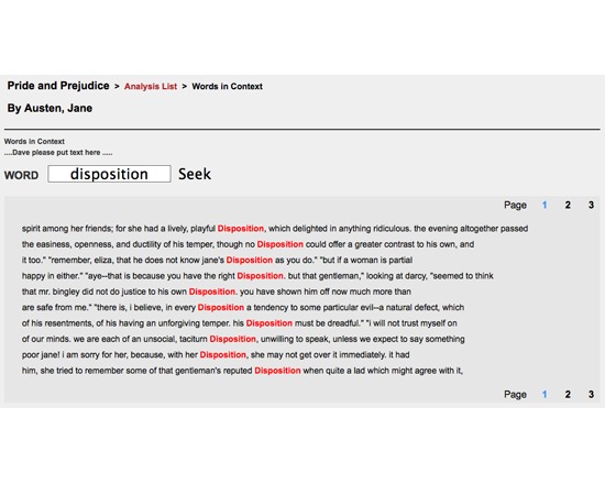 Visualizing Literature: Words in Context