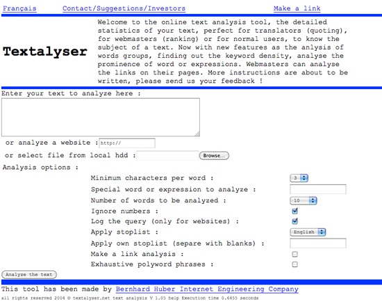 Textalyser