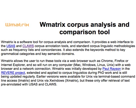 Wmatrix