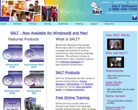 SALT (Statistic Analysis of Language Transcripts)