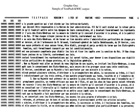 TEXTPACK V