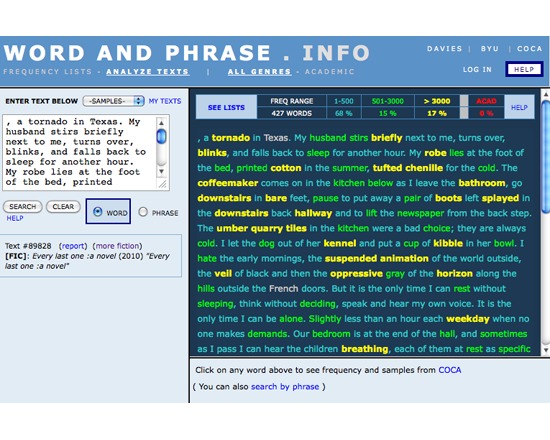 Word and Phrase