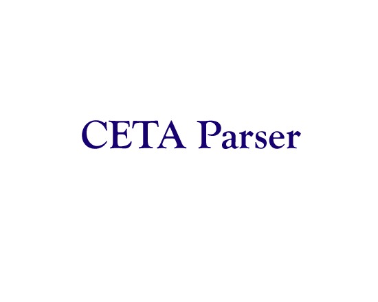 CETA Parser