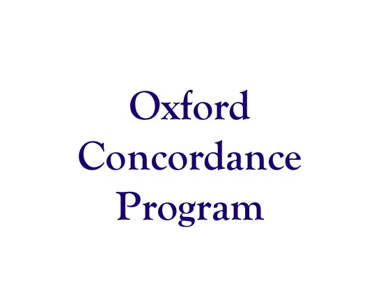 Oxford Concordance Program (OCP)