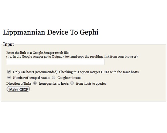Lippmannian Device to Gephi