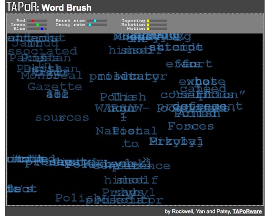 Word Brush - Beta (TAPoRware)
