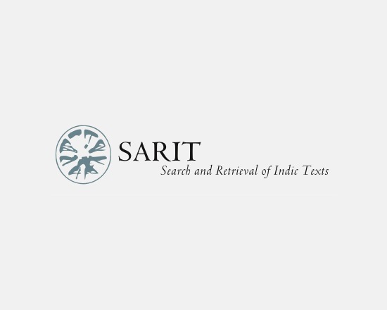 SARIT (Search and Retrieval of Indic Texts)