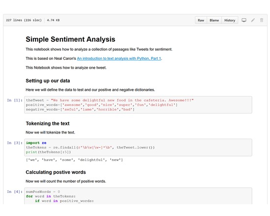 Simple Sentiment Analysis