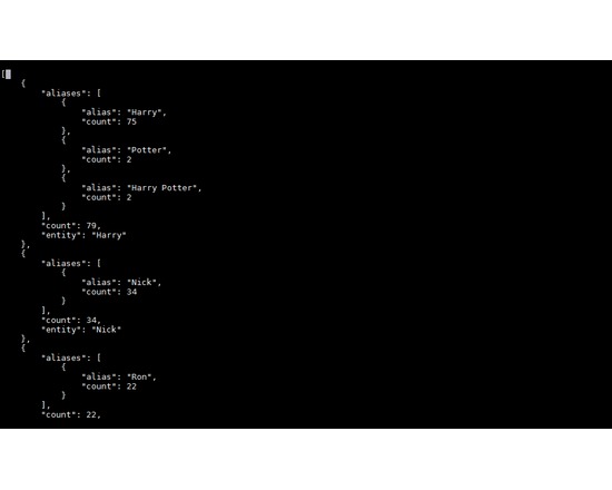 McGill Characterization Process - Character Parser