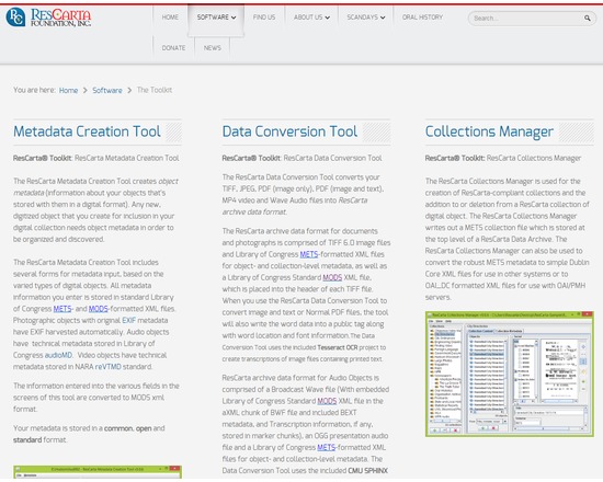 ResCarta Toolkit