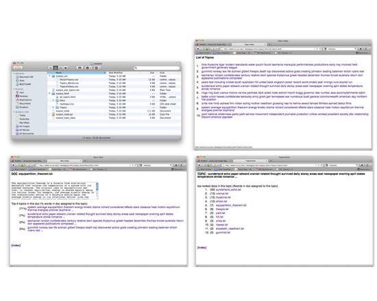Topic Modeling Tool