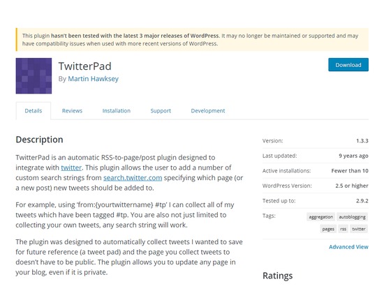 TwitterPad