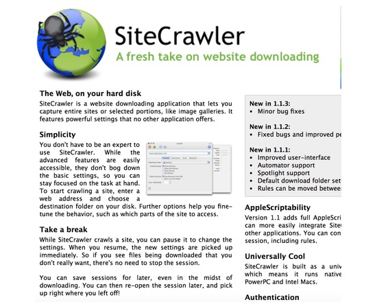SiteCrawler