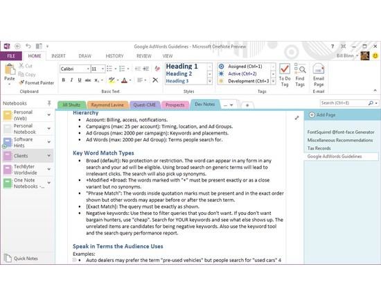 OneNote