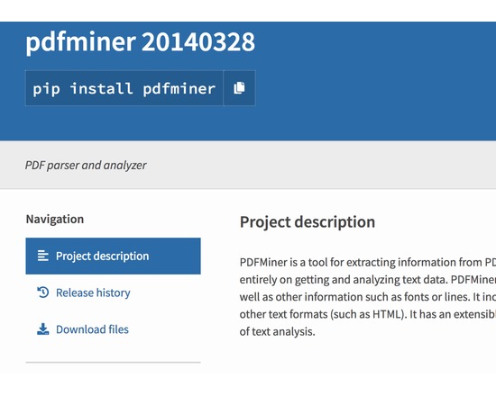 PDFMiner