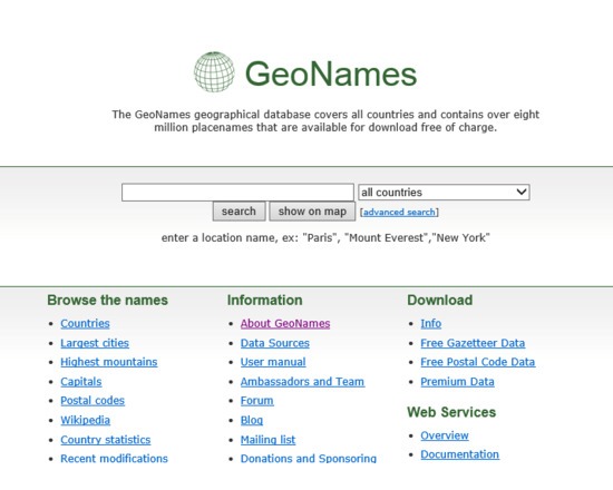GeoNames