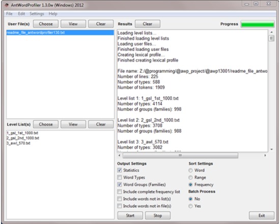 AntWordProfiler